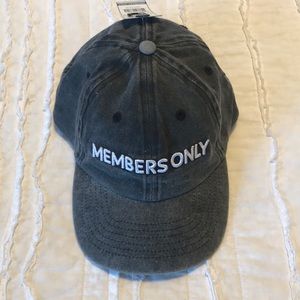 Members Only Baseball Cap Gray NWT